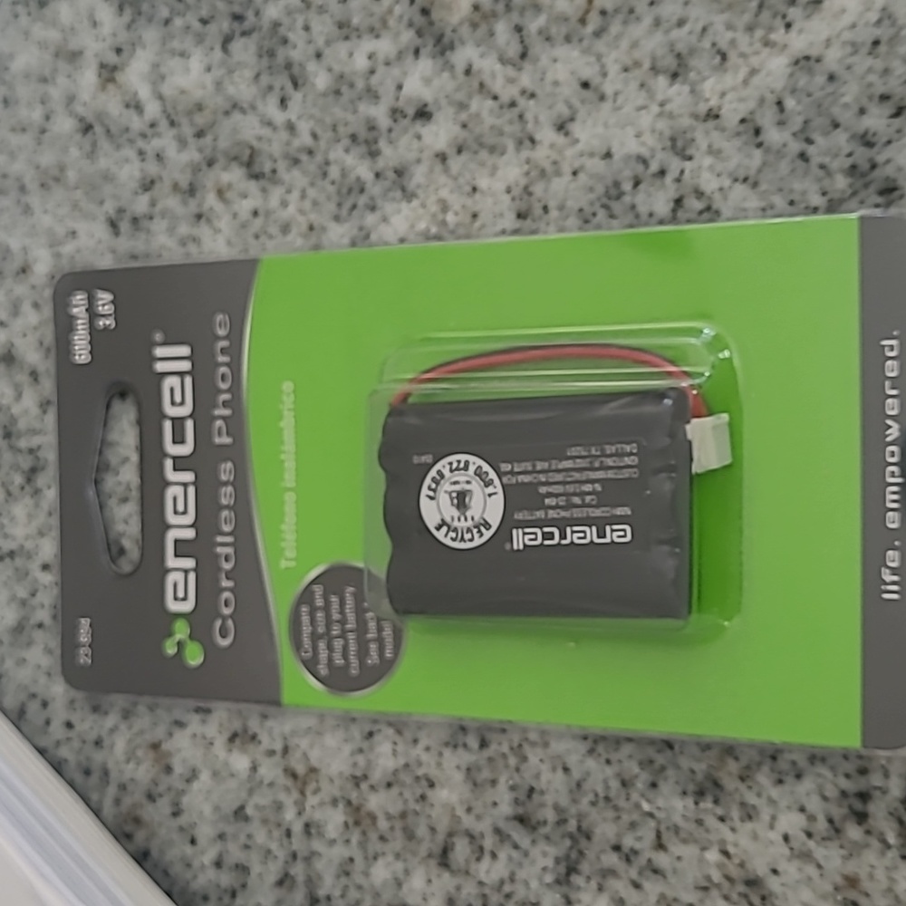 Enercell 3.6V Cordless Phone Replacement Battery Pack